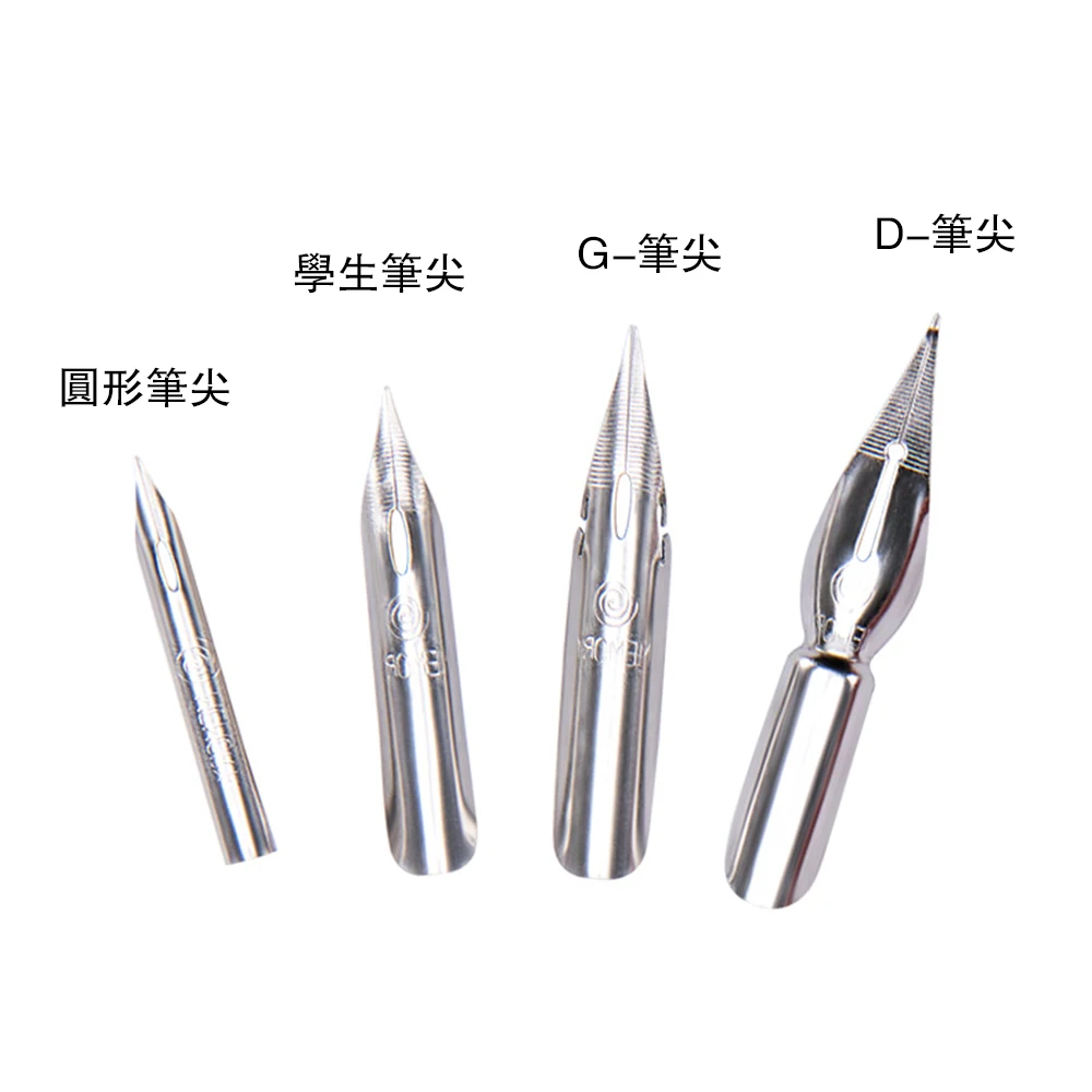 SeamiArt 4 Pcs. Pen Nib + 2 Pcs. Pen Holder Set For Cartoon Animation Lettering Skeching Art Drawing Mapping Decorative Designs