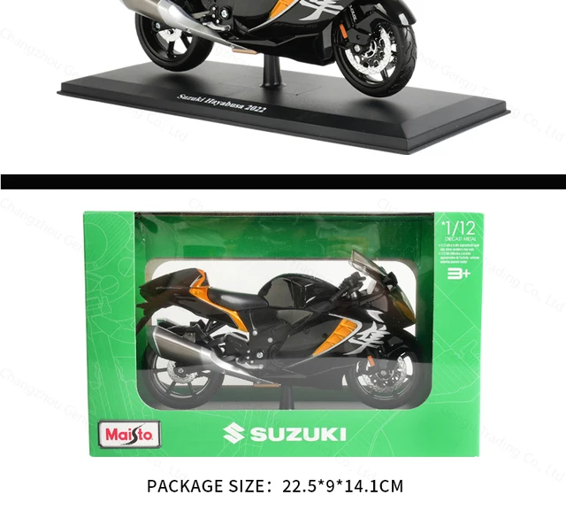 Maisto 1:12 Suzuki Hayabusa 2022 Die Cast Vehicles