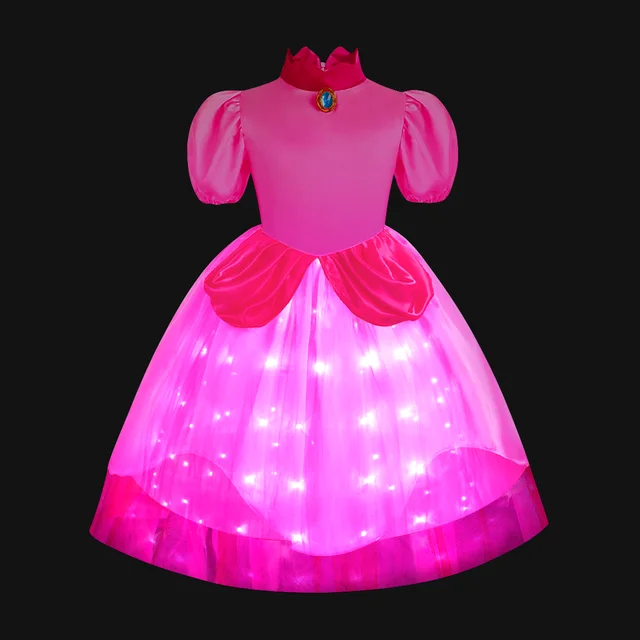 Meninas Cinderela Led Light Up Vestido Cosplay Princesa Carnaval Fantasia  Roupas Crianças Natal Fantasia Disfarce Aniversário Roupas - Vestidos De  Fantasia Para Crianças - AliExpress