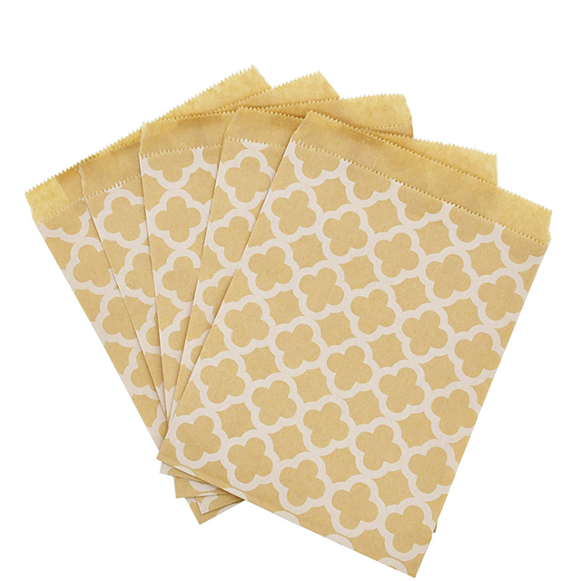 Kraft Paper Red love letters Bags Candy Gift Food Packaging Postcard Bag Wedding Birthday Party Decoration Bags 13X18cm