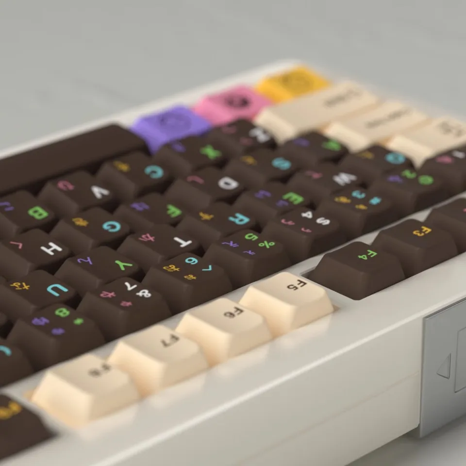Luva X Domikey Choco Donuts Tema Keycap,