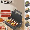 4 in 1 Multifunctioncal Sandwich Maker Temperature adjustable Non-stick Waffle Maker Double side Fast Heating Barbecue Machine 1
