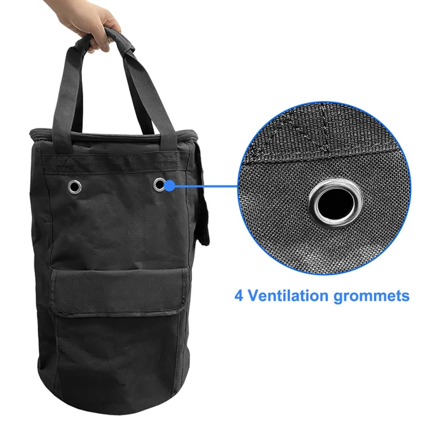 600D 20 Font/30 Font Propán Tartály Burkolat Fényvédő Por Vízálló Bbq Grill -Kályha -Védő Kültéri Gáz Palack Tartályzsák Zsebekkel - Image 3