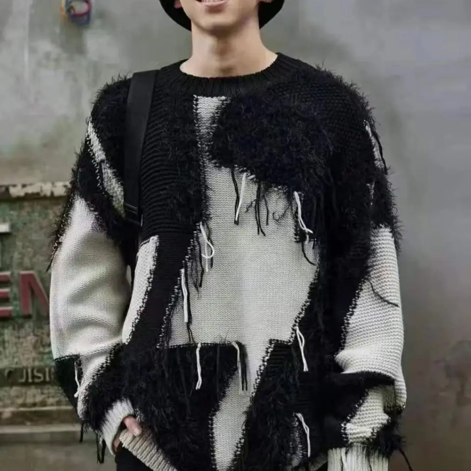 A371 Fashion Men's Sweaters 2022 Runway Luxury Famous Brand European