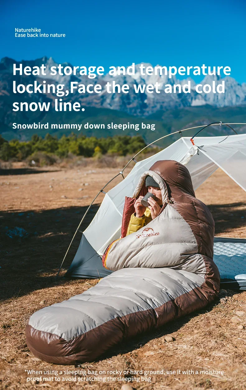 Naturehike Sleeping Bag Ultralight Waterproof Mummy Sleeping
