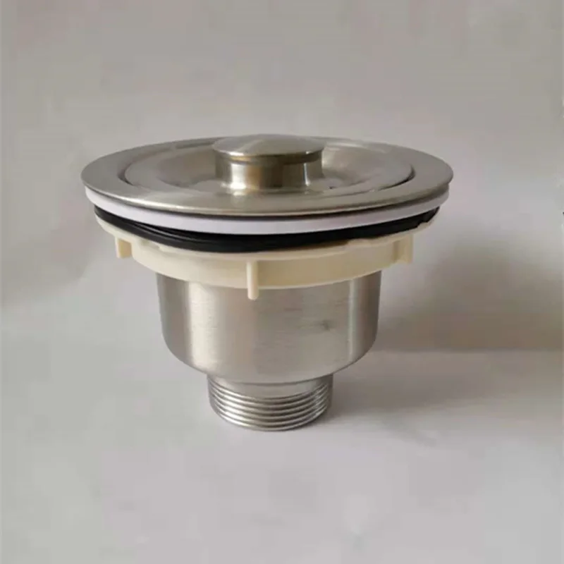 Stainless Steel Kitchen Sink Faucet Downpipe Single Sink Double Drain Board Mop Holder Chinese Style Household Hardware