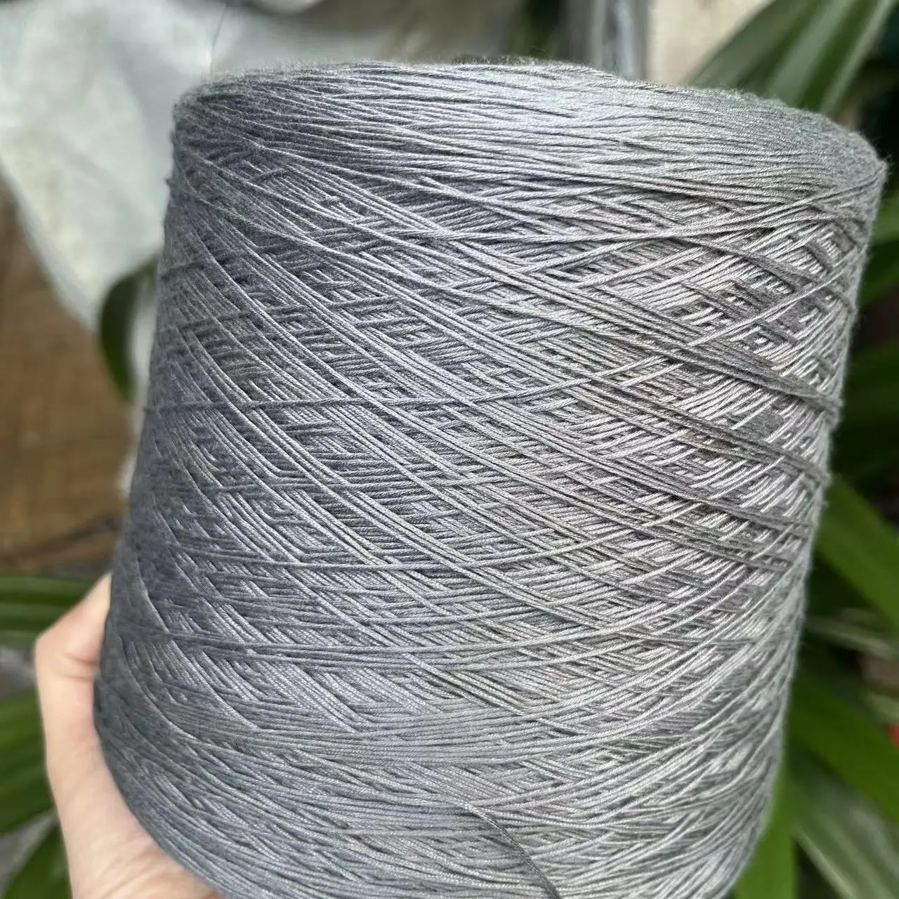 Luxurious Egyptian Cotton Lace Yarn – Soft, Glossy, and Skin-Friendly for DIY Shawls and Sweaters
