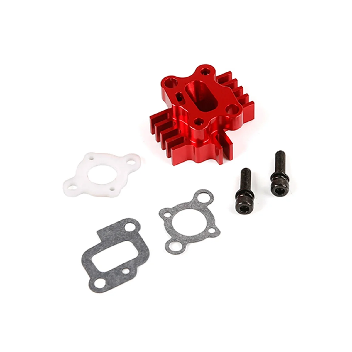 Tubo Di Aspirazione Per 23Cc 26Cc 29Cc 30.5Cc Per 1/5 Hpi Rovan Km Baja Losi 5T Fg Goped Redcat Rc Ricambi Auto, Rosso