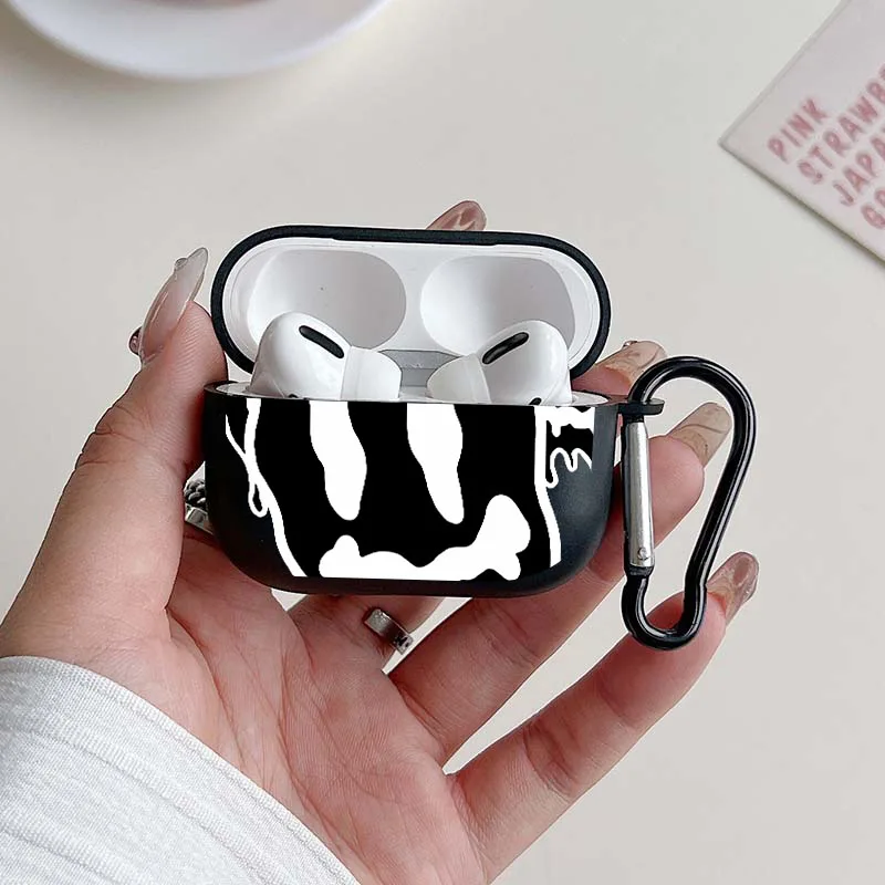 White Skull Case for AirPods and AirPods Pro