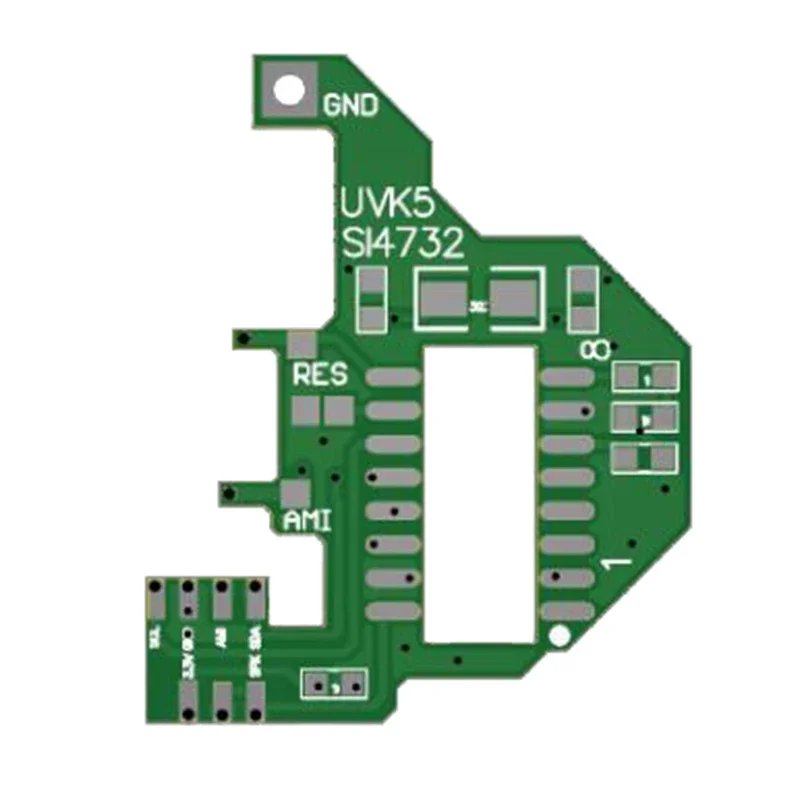 LUSYA Modification Module Including SI4732 Chip Crystal Oscillator Parts For Quansheng UV-K5 UV-K6 modification module parts