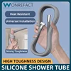 Bathroom Silicone Shower Tube Bend Arbitrarily Hose Explosion Proof Anti Winding Shower Head Hose Used High Toughness Design 1