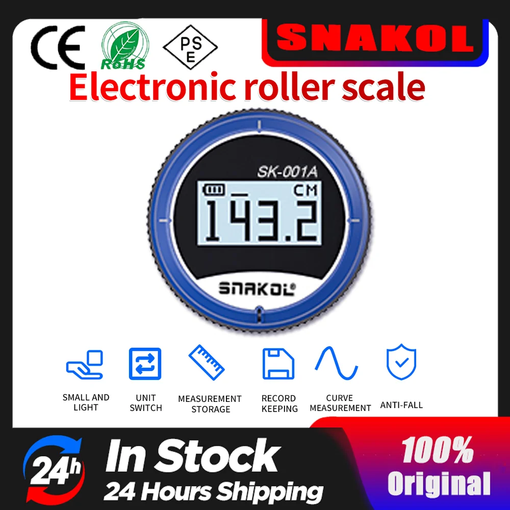 Digital Tape Measure Digital Display Roller Ruler 99m Semiconductor Microprocessor Electronic Rolling Ruler for Measurement