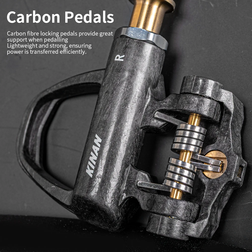 KORE Road Bike Carbon Pedals,SPD S-L Locking Pedal,Ultra