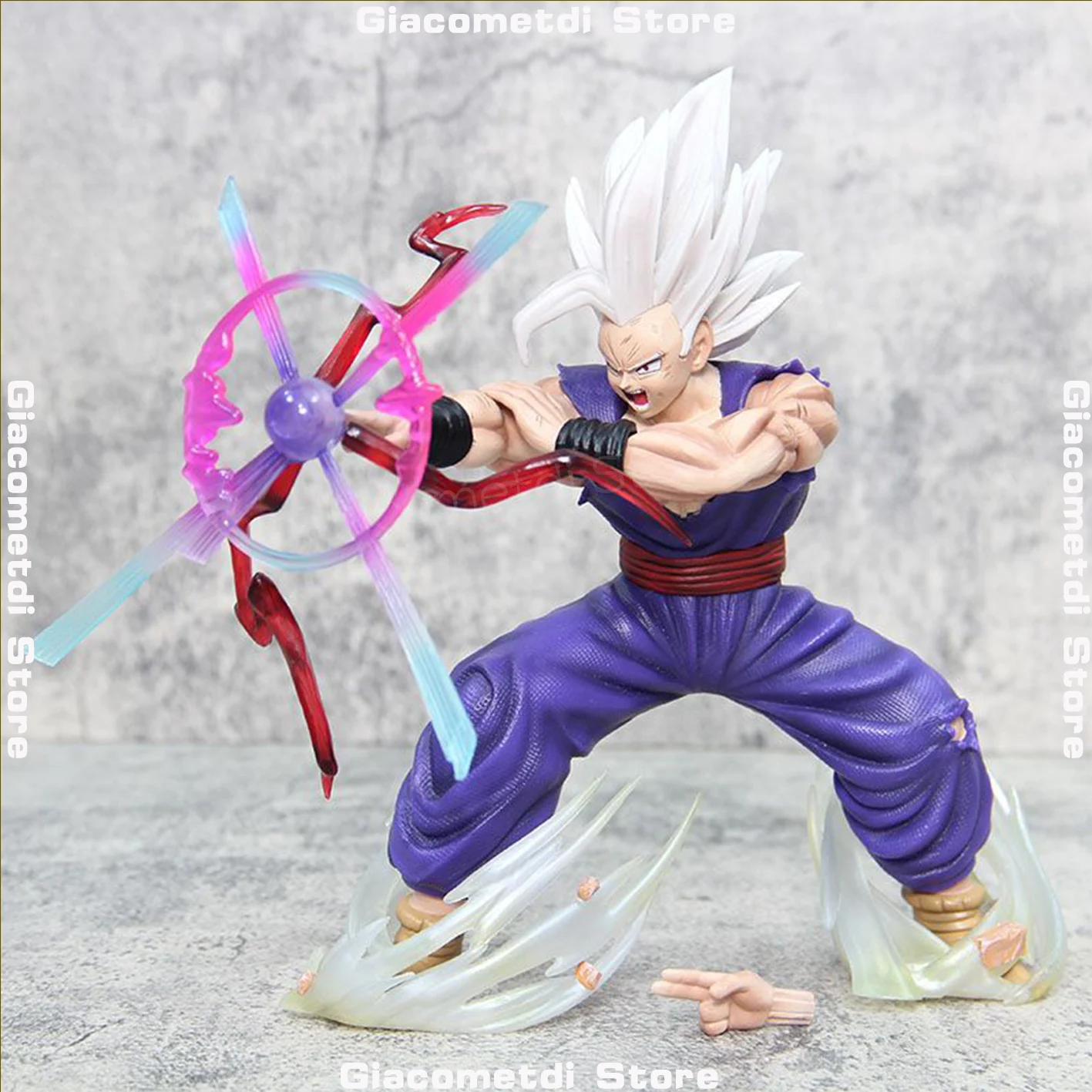 25Cm Gohan Anime Dragon Ball Figure Figure Son Gohan Action Figure Ssj3 Magic Guan Light Kill Cannon Doll Toyc Ollection Model