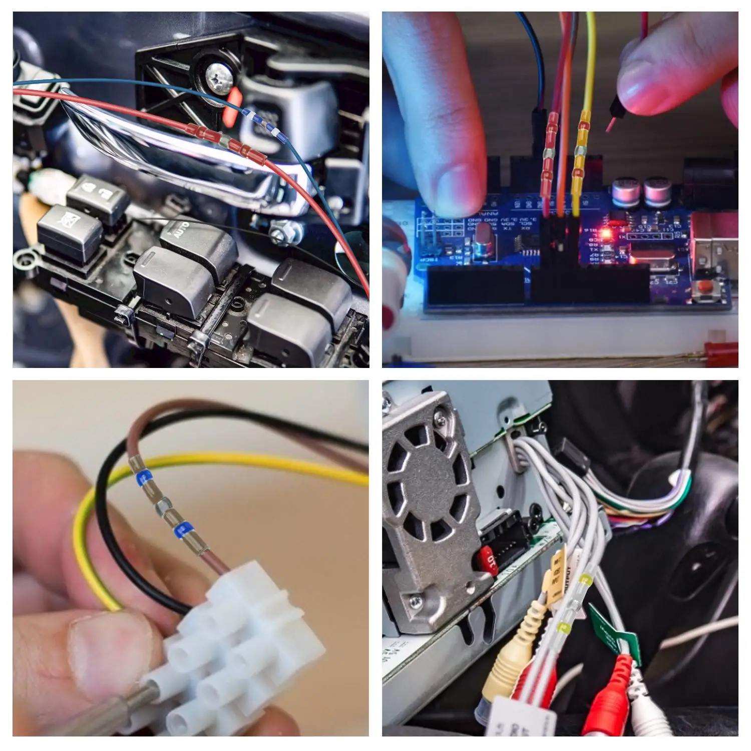 Wire Connectors Heat Shrink Butt Crimp Terminals Waterproof Solder Seal 50-800Pcs wire connectors