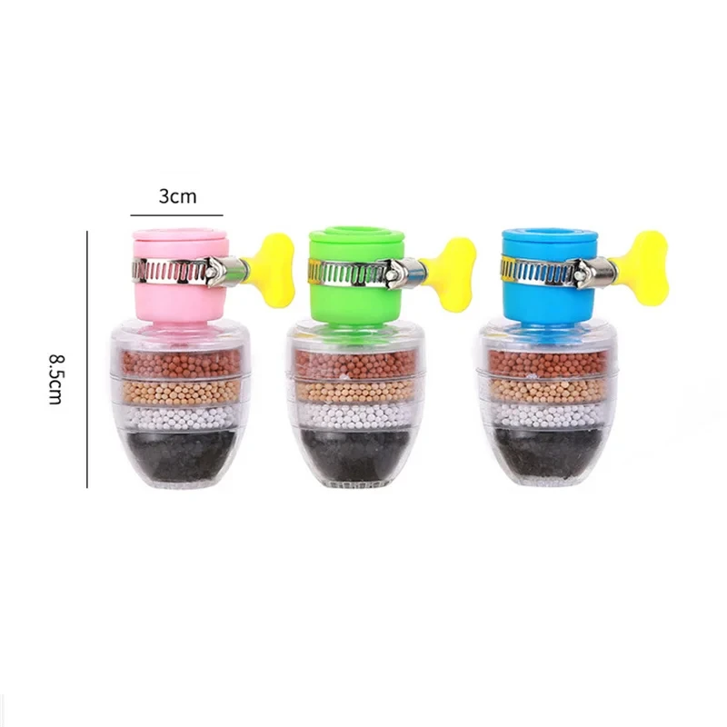 Water Purifier Faucet 6-layers Water Filter Tap Purifier Medical Stone Coconut Charcoal Nozzle for Faucet Kitchen Accesories Mixer Aerator Bathroom, faucet aerator, water purifier filter, water purifier faucet