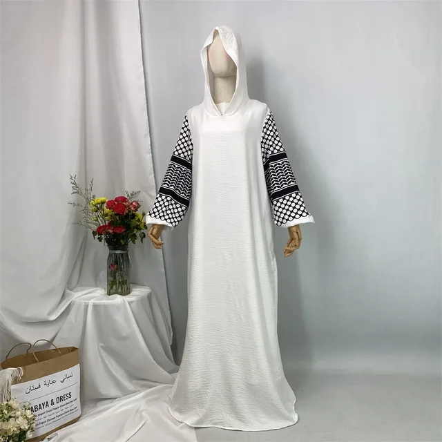 Robe musulmane à capuche pour femmes, Abayas du Ramadan, Kaftan turc, Jalabiya islamique, Robe modeste, Kebaya de Dubaï, Djellaba de l'Aïd, Mode 2025