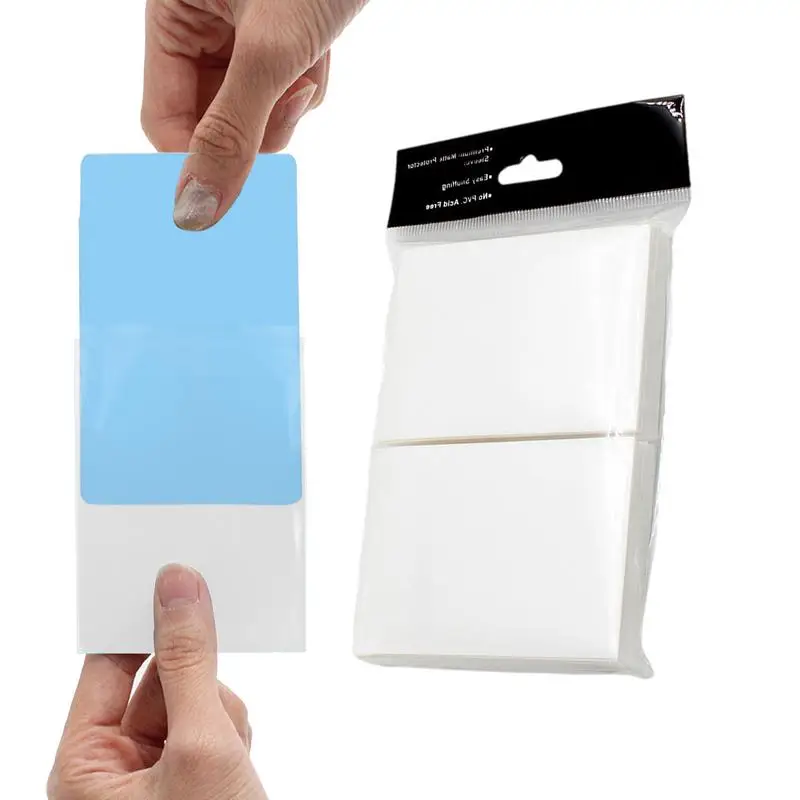 

Small Card Sleeves Card Sheets Protectors 100pcs Baseball Card Protectors Protective Sleeves Trading Card Sleeve Baseball Card