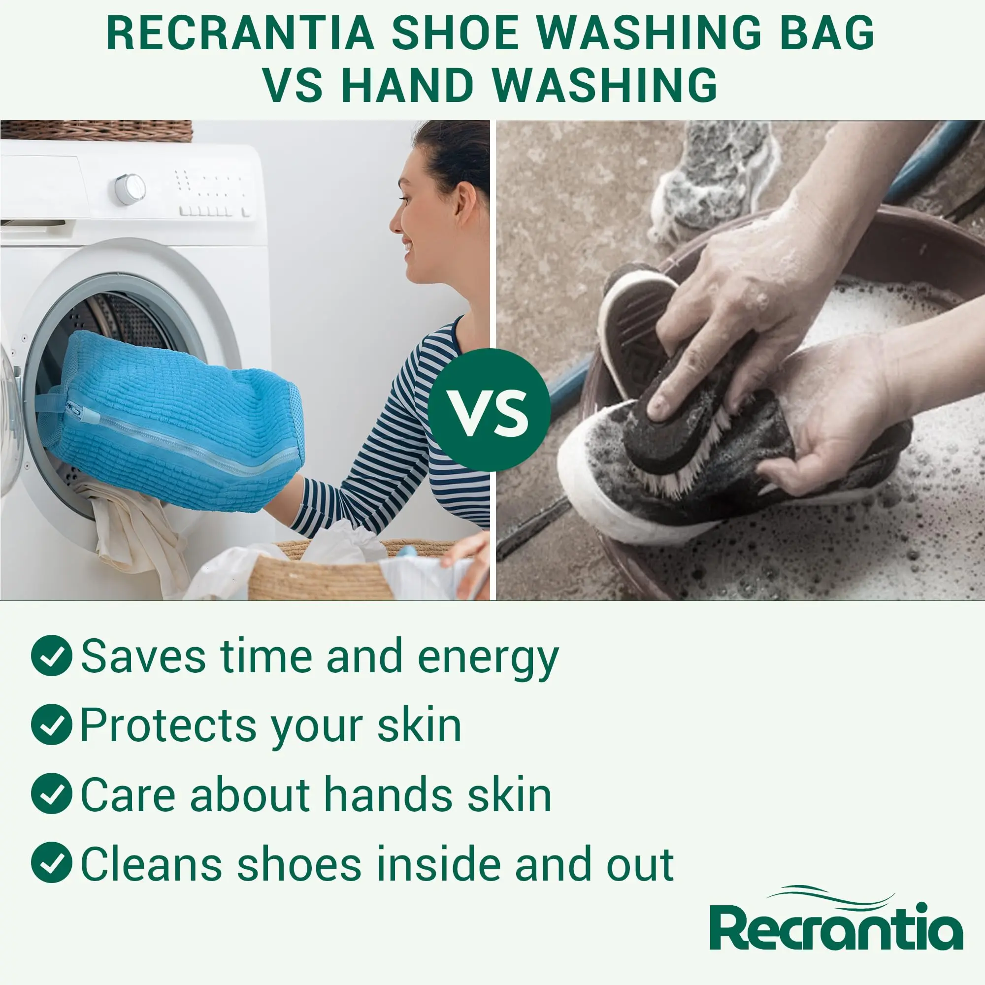 Special Shoe Washing Bag 360° Deep Clean