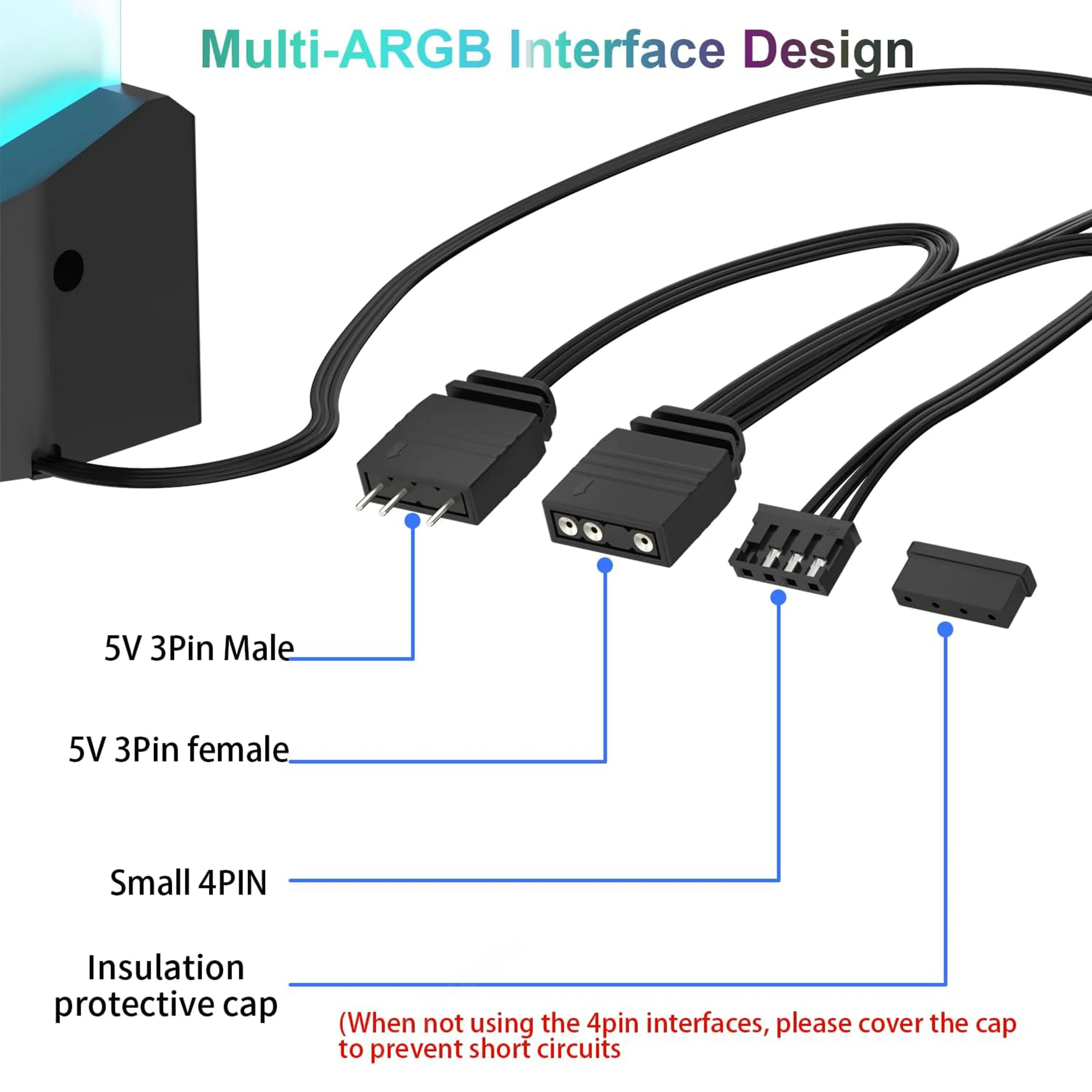 AuyiHomu 조절 가능한 ARGB 투명 GPU 지지 브래킷 5V 3핀 AURA SYNC 수직 그래픽 카드 홀더 PC 케이스 GPU 처짐 방지용