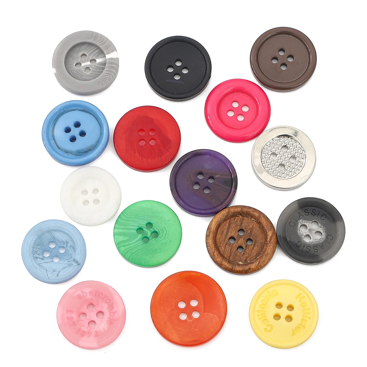 Multi Size Round Resin Mini Tiny Buttons Craft Sewing Accessories