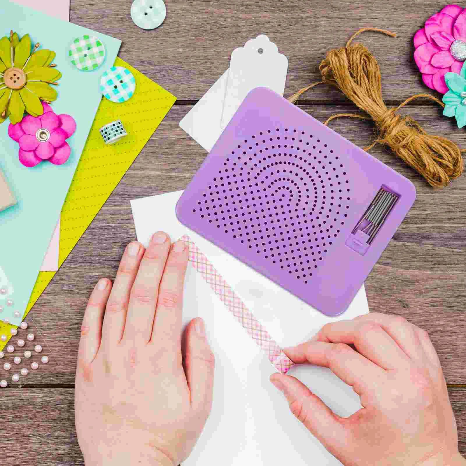 롤 종이 퀼링 도구 플레이트 와인딩 장치 보드, Abs 플라스틱 크림퍼 기계