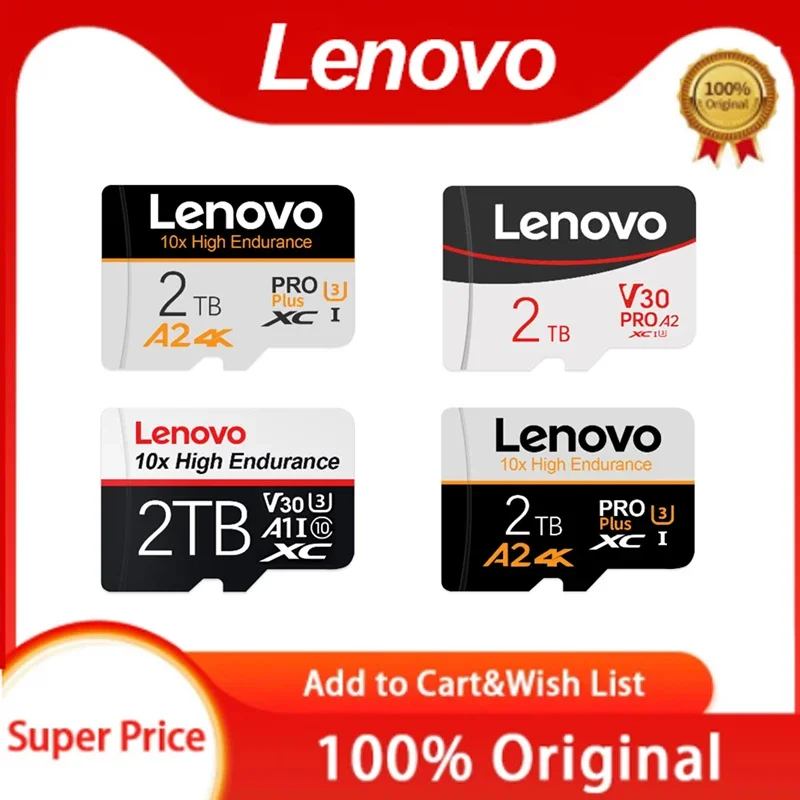 

Флэш-карта памяти Lenovo, флэш-карта памяти Micro TF SD, ультрабыстрая передача TF-карт, водонепроницаемая Мобильная SD-карта для игр Nintendo Switch
