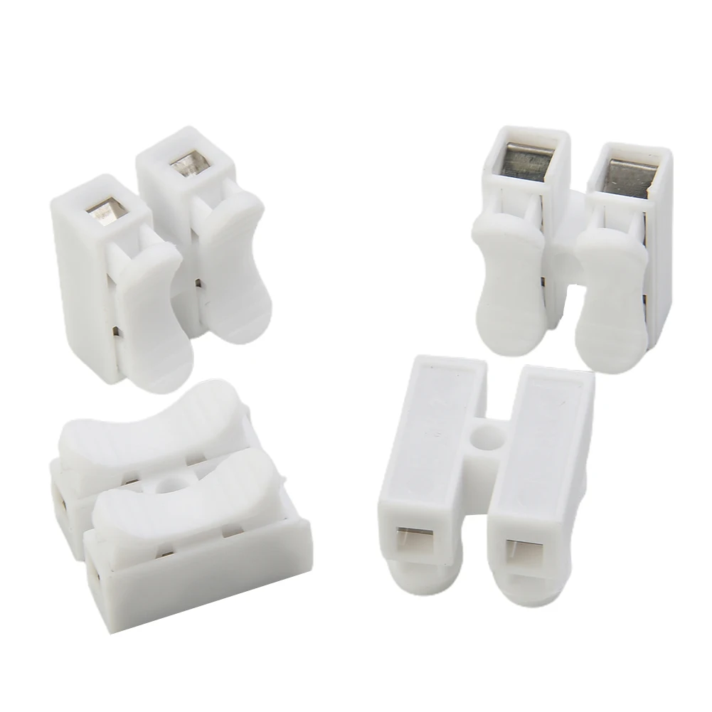 

20Pcs CH2 Spring Quick Wire Connector Cable Clamp Terminal Block LED Strip Light Made Of High-quality Materials
