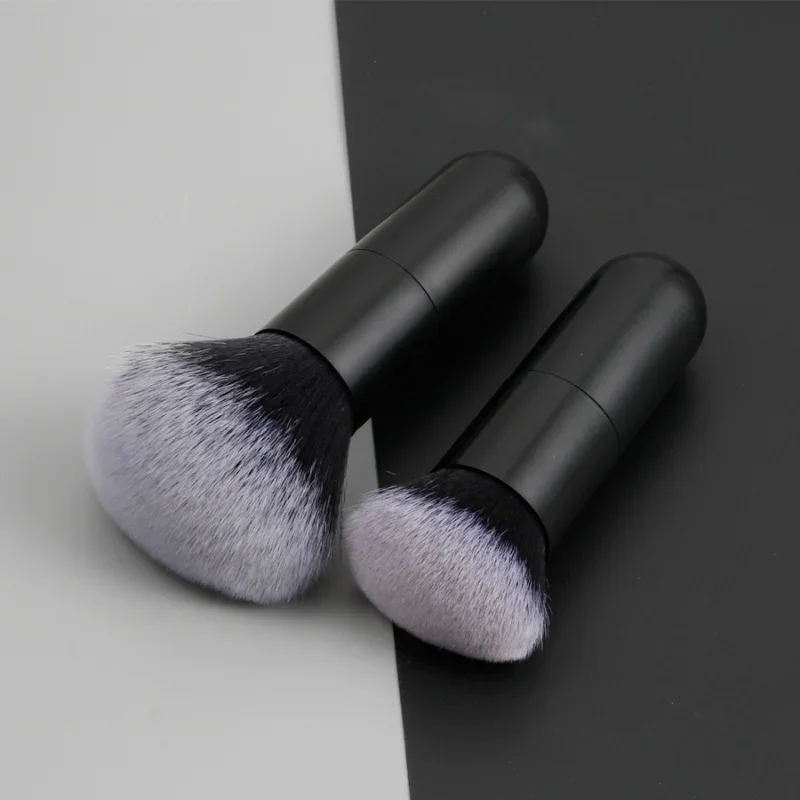 Large Round Handle Powser Brush Black Makeup Brushes Fluffy Soft Professional Powder Foundation Blush Brush Cosmetic Accessories 1
