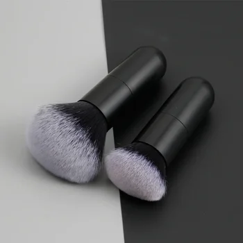 Large Round Handle Powser Brush Black Makeup Brushes Fluffy Soft Professional Powder Foundation Blush Brush Cosmetic Accessories 1