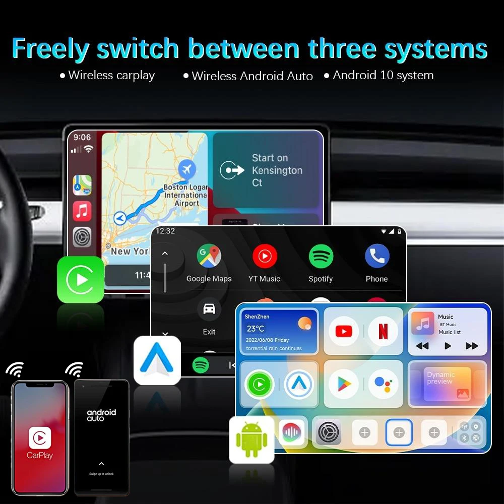 Ushilife-2022 Ʈ  ȵ̵ ڵ  ī÷ Ai ڽ TV ڽ 4G LTE SIM GPS ,  ڴٿ HDMI Ʃ Ƚ