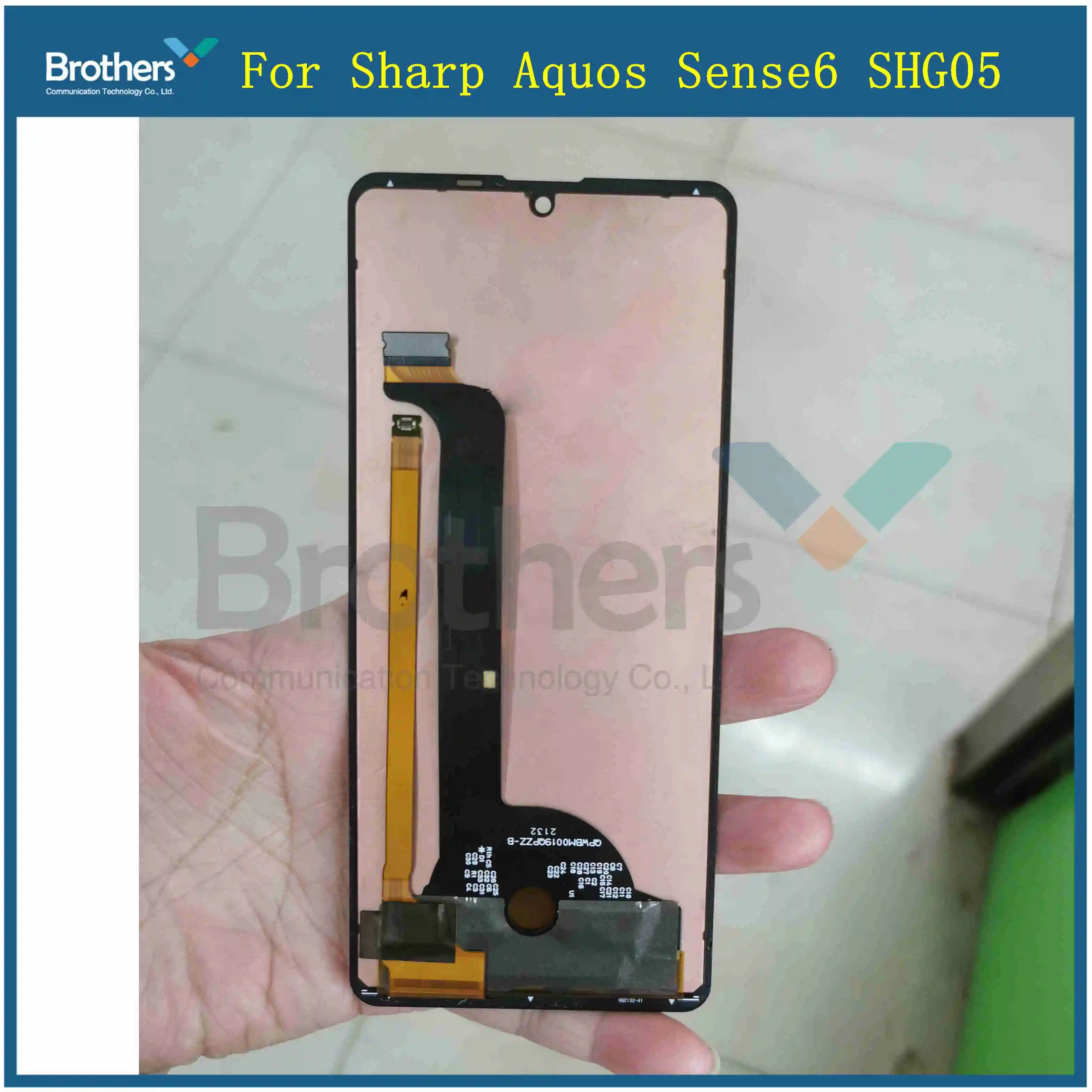 For Sharp Aquos Sense6 SHG05 SH-54B SH-M19 SH-RM19 LCD Display With Touch Screen Digitizer Assembly Replacement With Tools