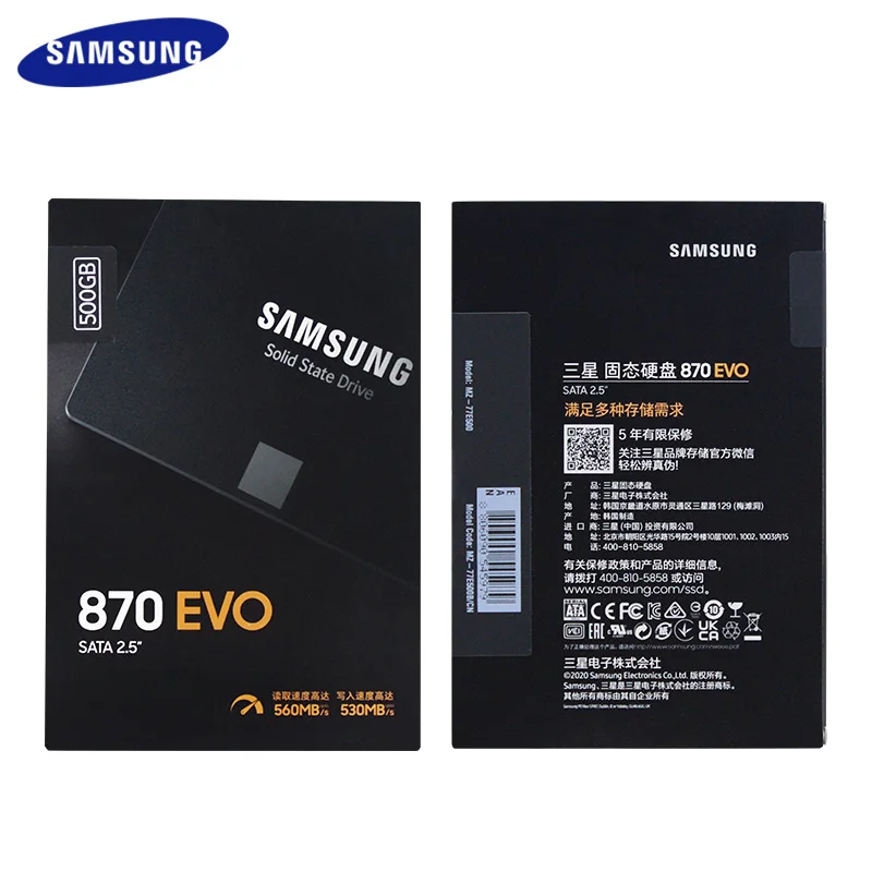 870 EVO SSD SAMSUNG 4TB 1TB Internal SSD TLC Solid State