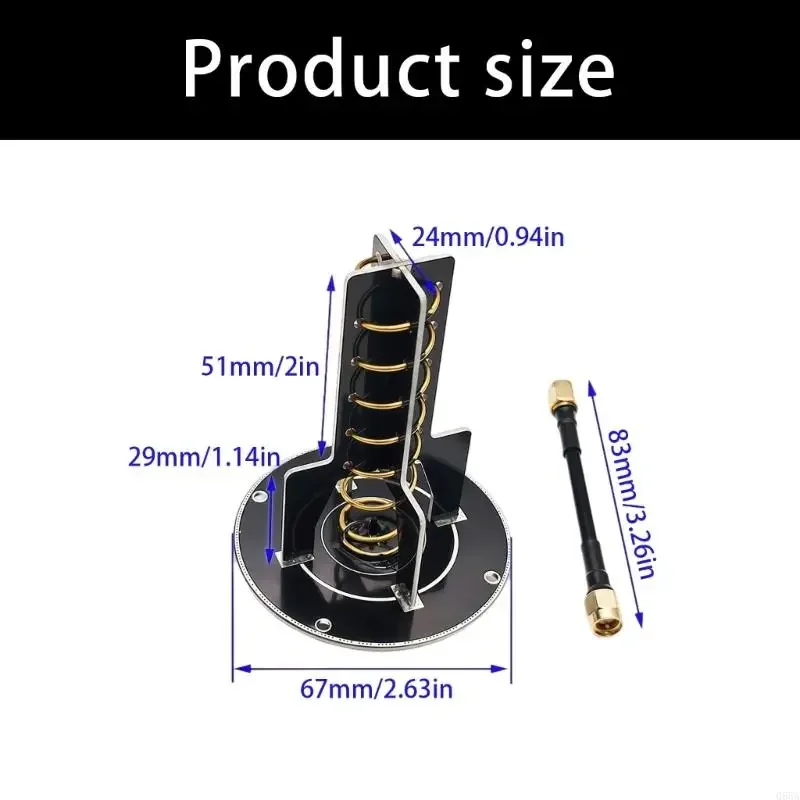 안정적인 장거리 신호를 위한 J60A 고성능 5.8GHz 오른손 편광 안테나 지향성 안테나