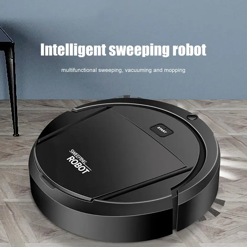 

Бытовой мини-пылесос, Новый Интеллектуальный робот для подметания, Мощное всасывание 1000 Па, роботизированное устройство для подметания и мытья пыли