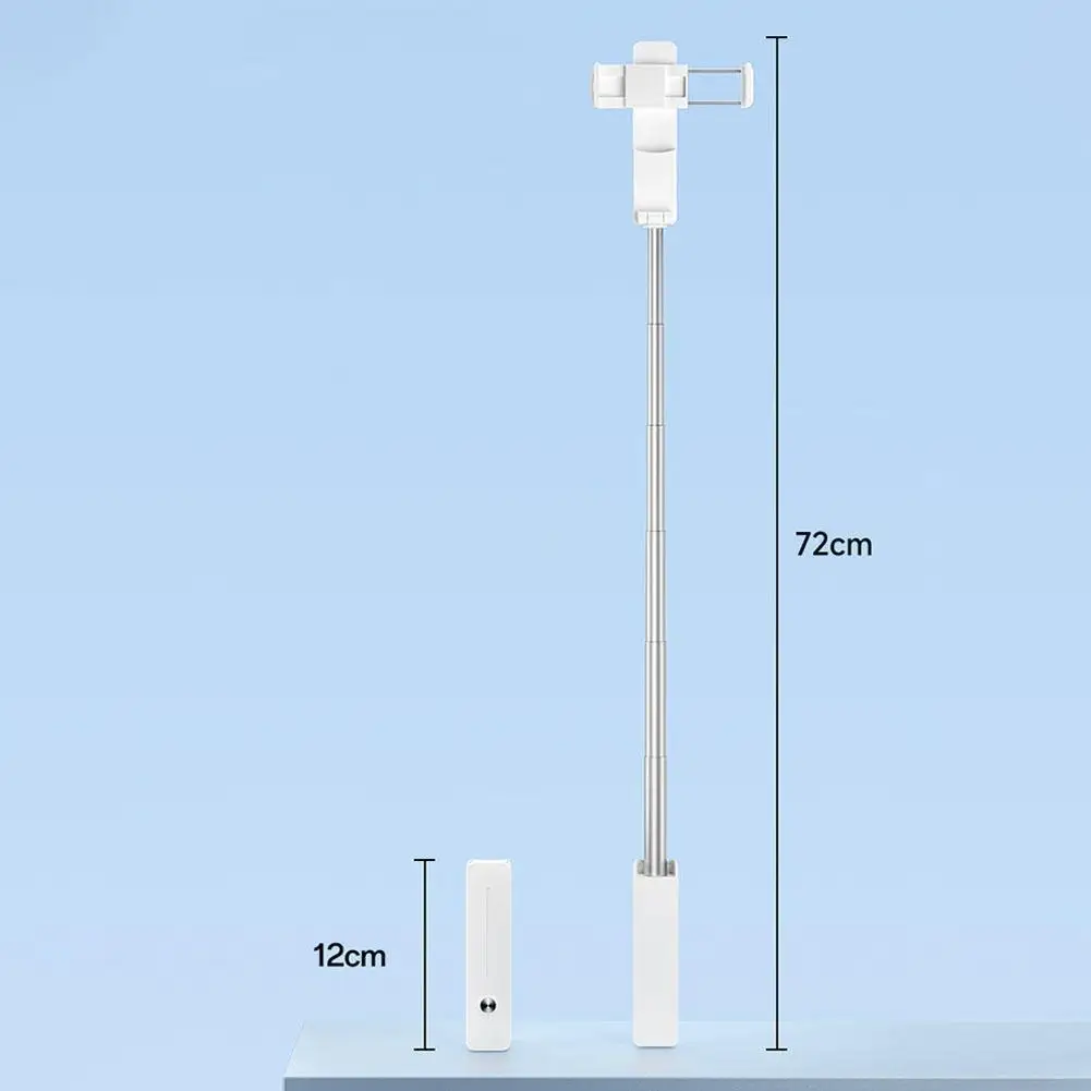 Mini Selfie Stick Bluetooth Lightweight Pocket Size Portable Selfie Stick with Remote for Content Creation/Vlog/Video Recording