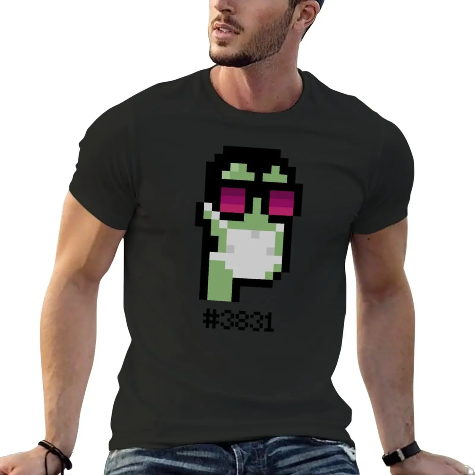 

CryptoPunks #3831 T-Shirt hippie clothes vintage clothes slim fit t shirts for men