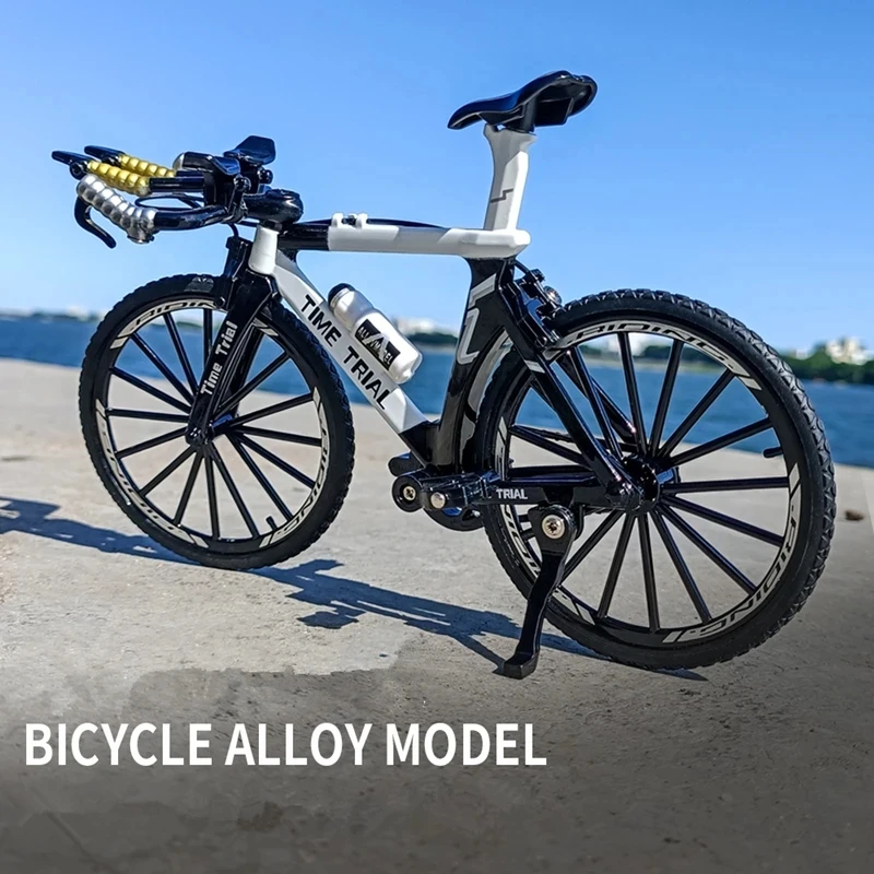 

1:8 сплав трек велосипед Diecasts модель металла гонки двойная ручка горный велосипед карманный портативный симулятор коллекция подарки для детей