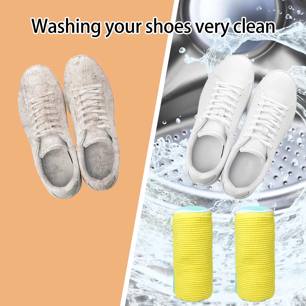 2024 New Version Home Machine Wash Shoes Bag Durable Easy To Clean Anti-deformation Special For Shoe Washing 4