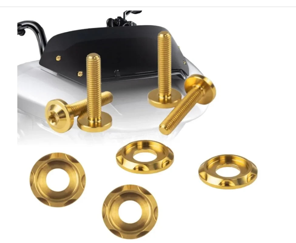 Motorcycle Titanium Windshield Fairing Screw Bolt Set FLTRX Road Glide/Special FLTRXS 121 CVO Road Glide Glide/ST