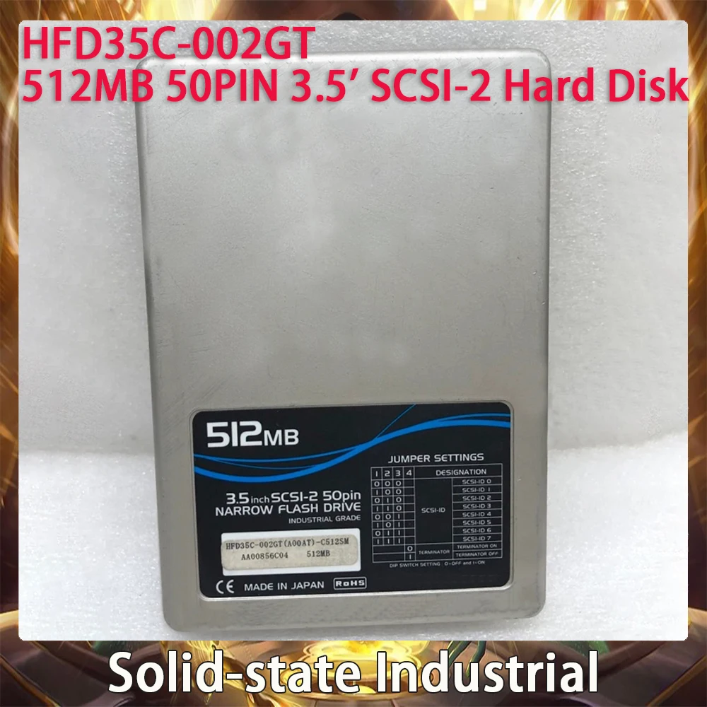 

HFD35C-002GT 512MB 50PIN 3.5' SCSI-2 Hard Disk For Hagiwara Solid-state Industrial HDD Works Perfectly High Quality Fast Ship