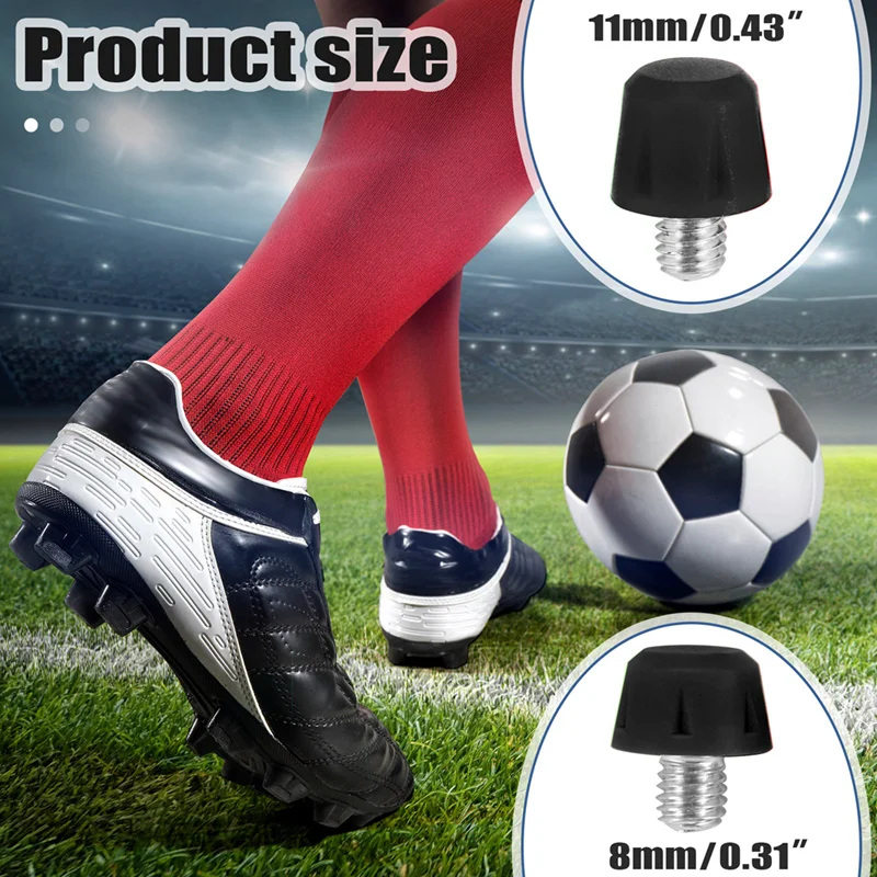 12Pcs Football Boot Studs Non Slip Thread Screw M6 Professional Replacement Spikes SG To AG For Adidas football boot studs