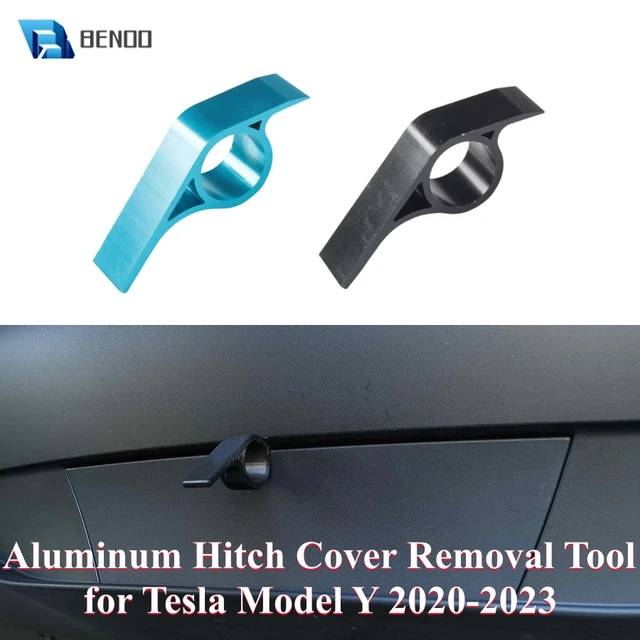 2PCS Aluminum Alloy Tesla Model Y Hitch Cover Removal Tool Durable Pry Bar  Set and Removal