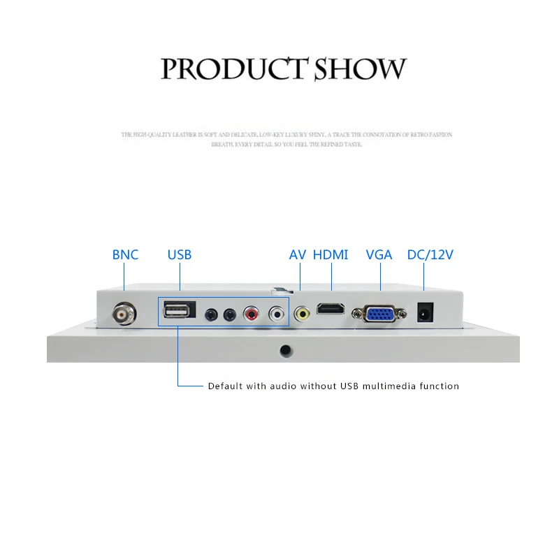 10 ġ LCD  HD ̽,   ÷ ݼ BNC HDMI VGA AV