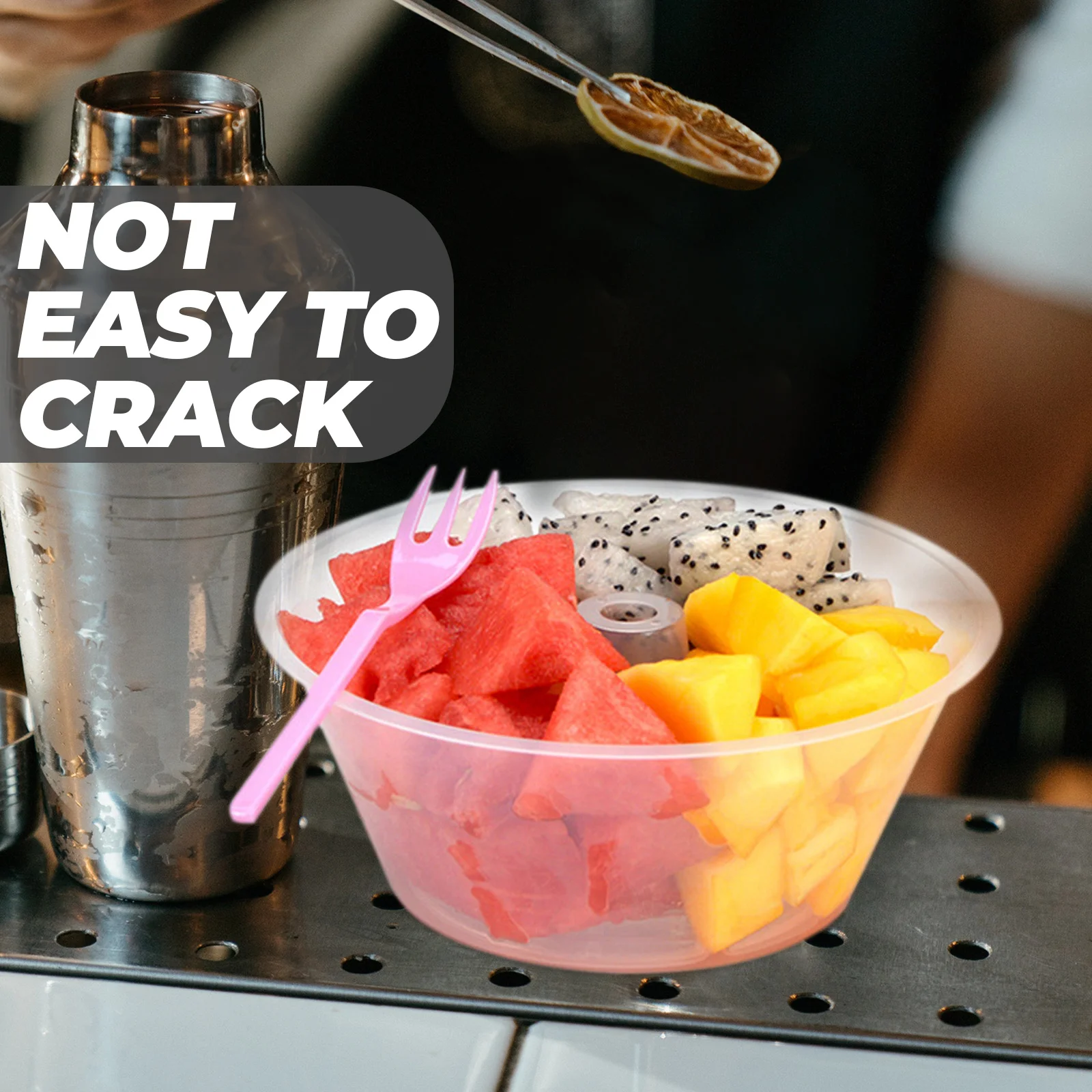 Beverage Cup Bowl Snack Holder 10 Pcs Portable Food Container Disposable Kitchenware Thickened Drink Bowl Combined Tray Popcorn
