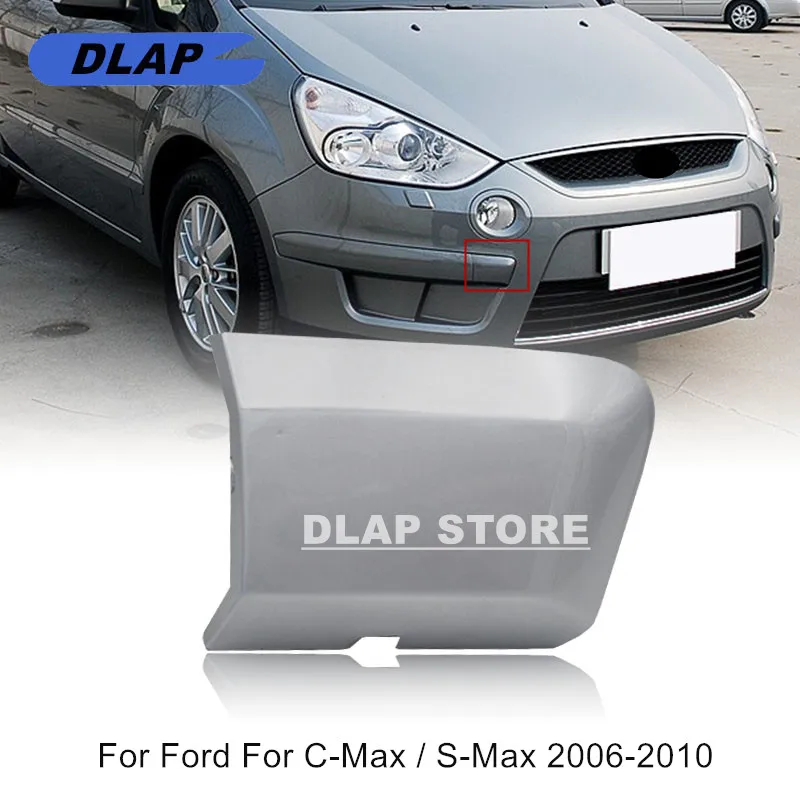 Car Rear Bumper Hook Cover Car Hook Cover For Ford S-MAX Smax C-MAX 2006 2007 2008 2009 2010 Front Bumper Trailer Cover Tow Bracket Cap