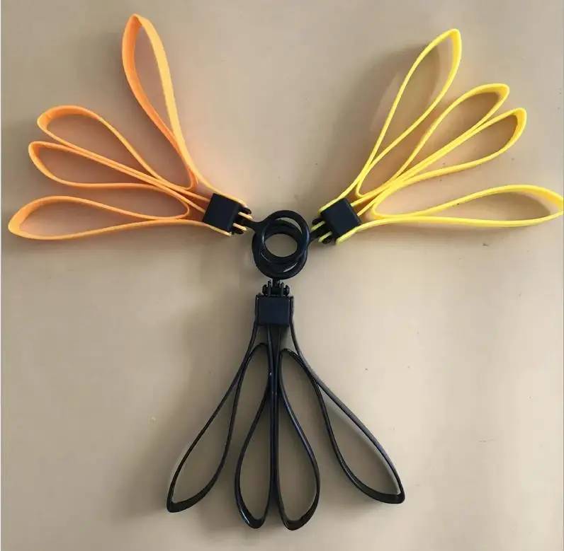 Doppio flessibile Zip Tie Polsino Flex Restrizioni Manette Restrizioni usa e getta Fascette per cavi in nylon autobloccanti Fascette per cavi usa e getta - immagine 2