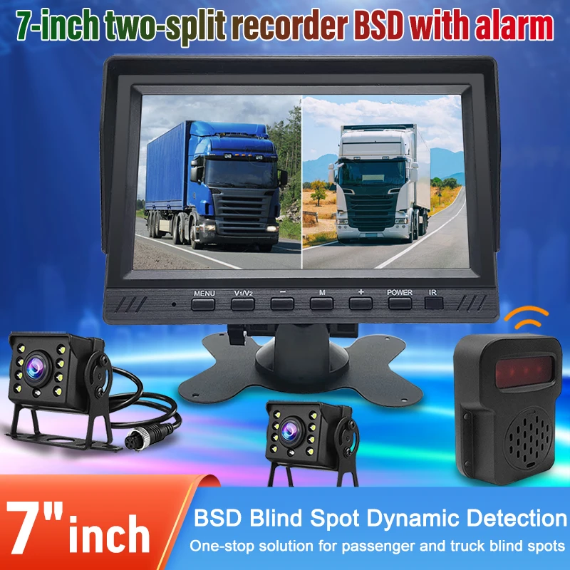 

7 Inch Car Rear Camera Monitor for Trailer Parking Truck 24V HD Rerversing Camera with Display Screen Easy Intallation