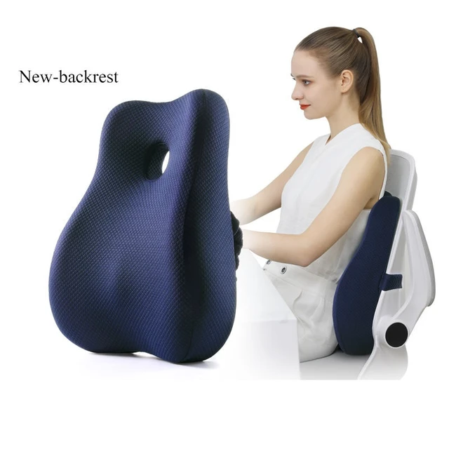 Lumbar Support, Big Ant Car Back Support with Massage Beads Ergonomic  Designed for Comfort and Lower Back Pain Relief - Car Seat Lumbar Support  for Driver, Office Chair, Wheelchair, Home