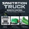 Cross-border eleven remote control sanitation garbage truck with lights and music dump truck scene simulated children's toy boy 3